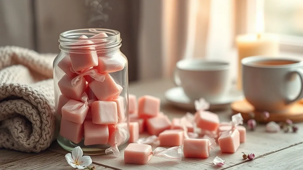 Dream symbol: pink toffees: symbolism: Suggestion of Desire for Simple Pleasures
