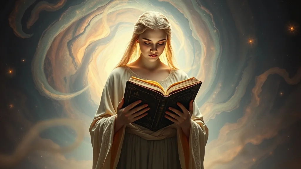 Dream symbol: prophetess: scenarios: Dream of a Prophetess with a Book