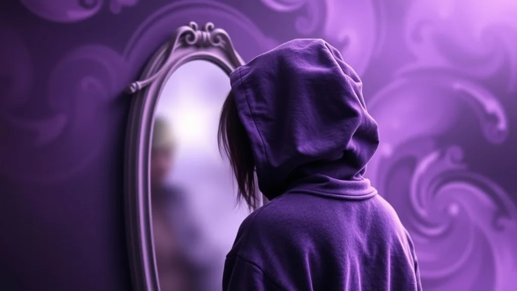Dream symbol: purple hoodie: symbolism: Introspection and Self-Reflection