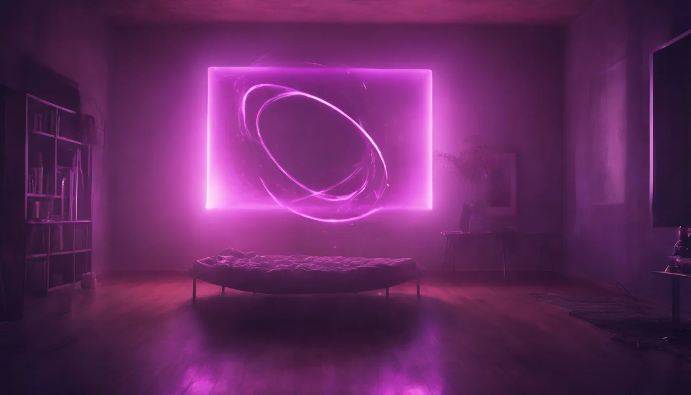 Dream symbol: purple led light: intro