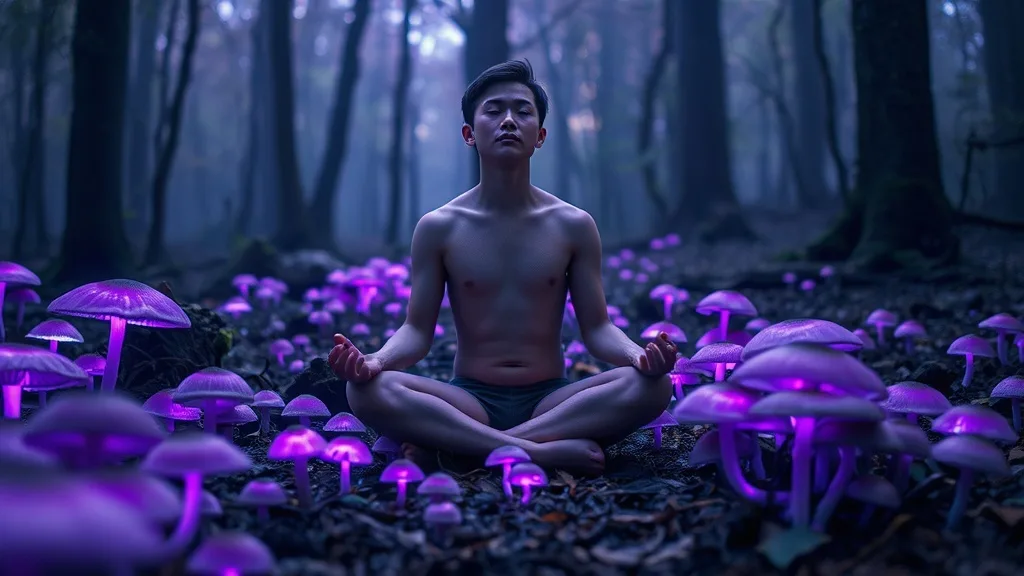 Dream symbol: purple mushrooms: scenarios: Dream of Consuming Purple Mushrooms