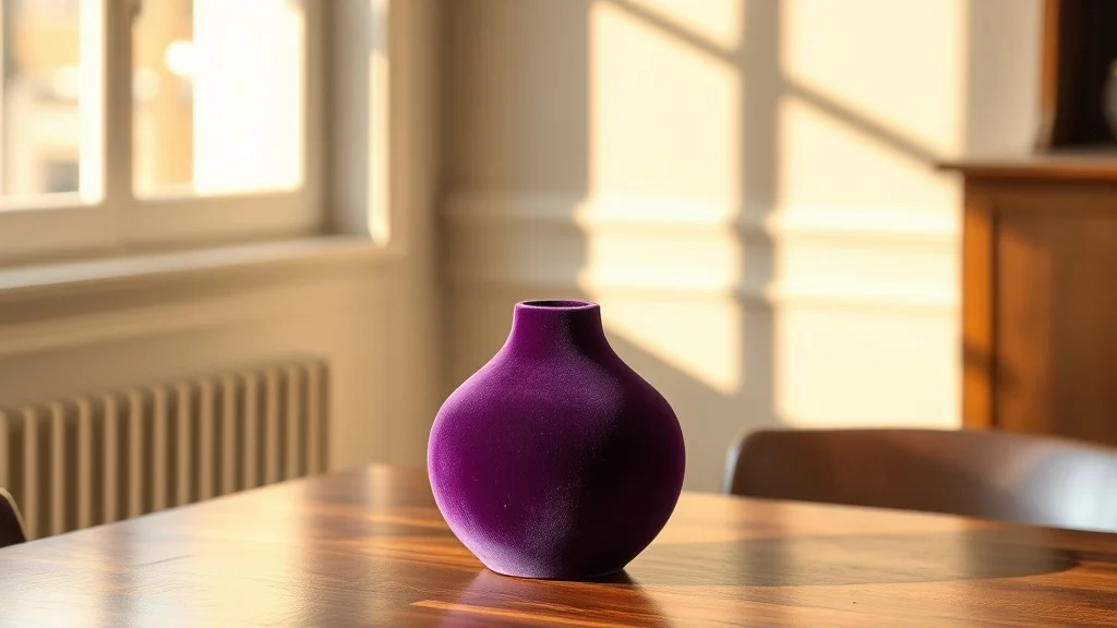 Dream symbol: purple velvet empty flower vase: demographics: Individuals at a Crossroads in Life