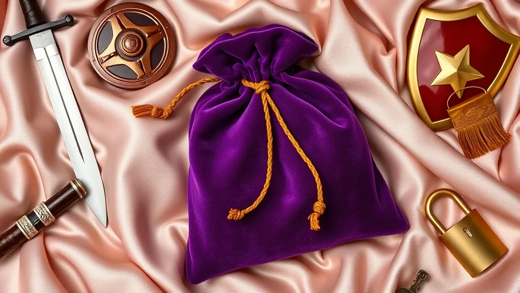 Dream symbol: purple velvet pouch: symbolism: Protection and Security