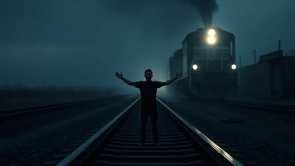 Dream symbol: rail: scenarios: Dream of being chased by a train on a rail