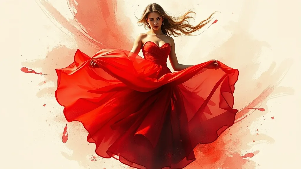 Dream symbol: red skirt: symbolism: Representation of Confidence and Boldness