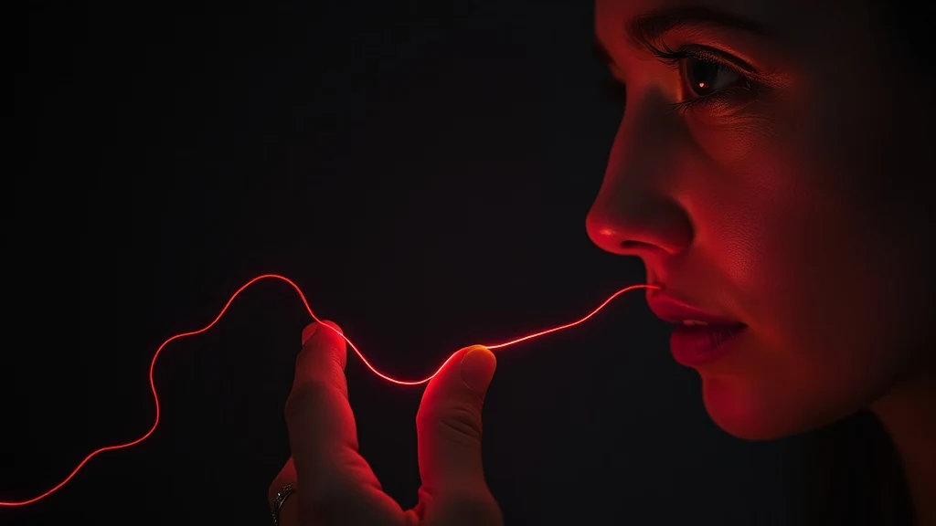Dream symbol: red string: symbolism: Romantic Love and Relationships