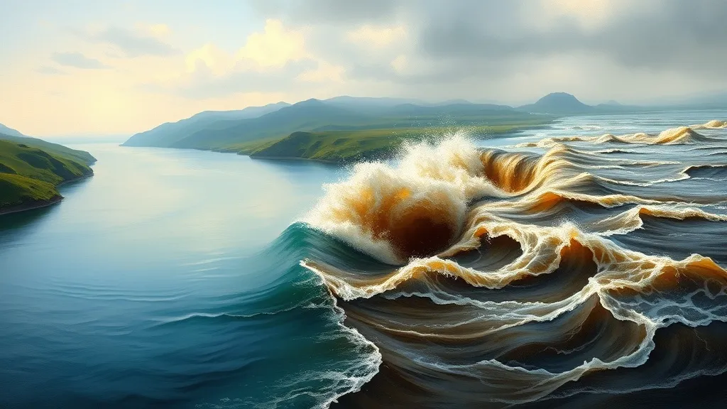 Dream symbol: meeting point of rivers: scenarios: Dreaming About a Calm River Meeting a Raging River