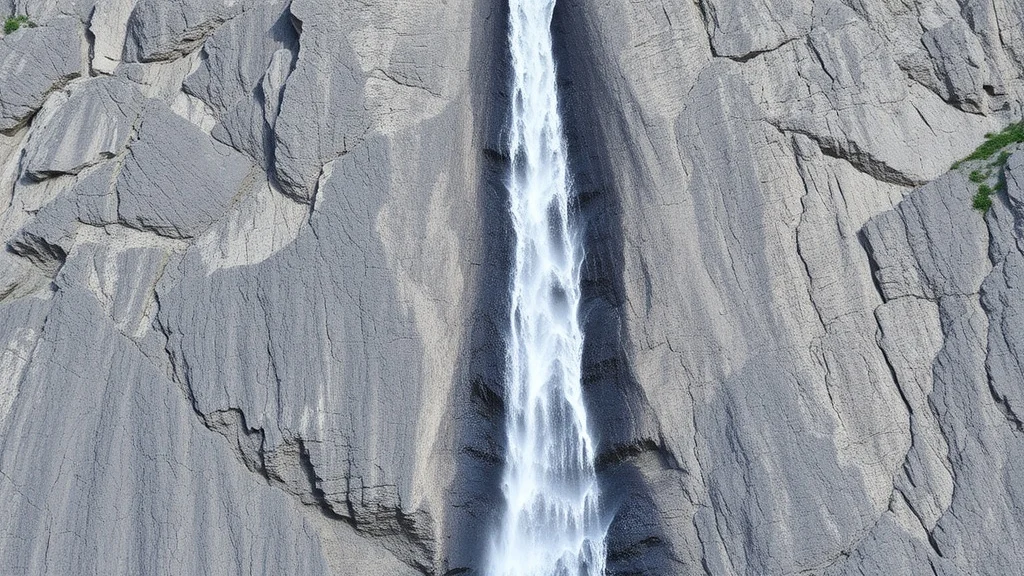 Dream symbol: rock wall: scenarios: Dream of a Rock Wall with a Waterfall Coming Down It