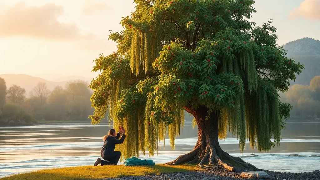 Dream symbol: rowan tree: scenarios: Dream of a Rowan Tree by a River