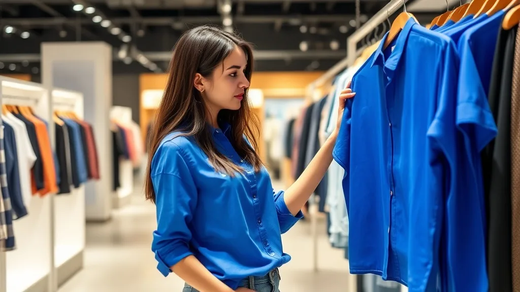 Dream symbol: royal blue shirt: scenarios: Dream of buying a royal blue shirt