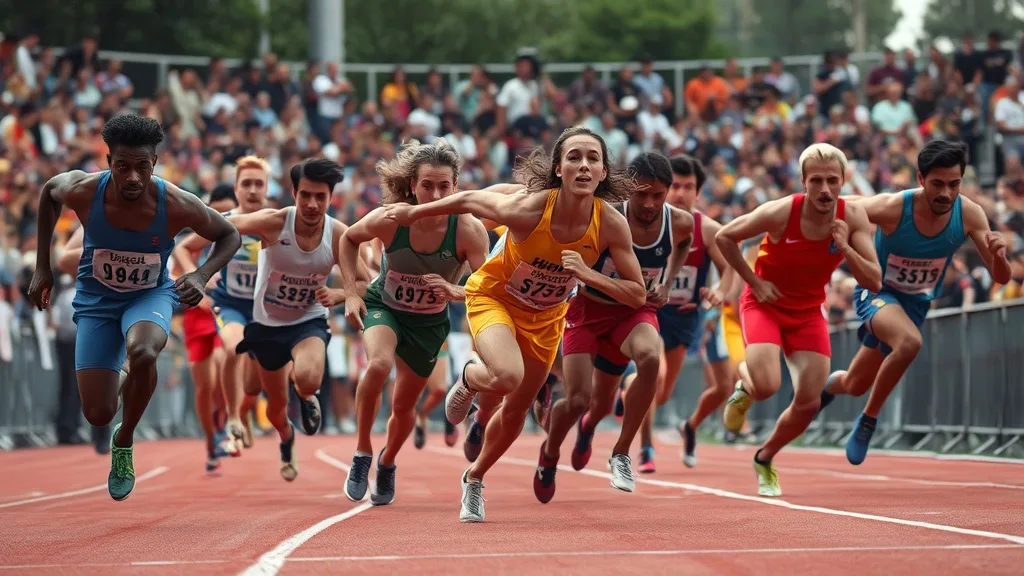 Dream symbol: running competition: symbolism: Symbolism of the Inner Struggle