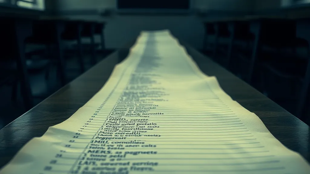 Decoding Your Dream: The School List Symbol