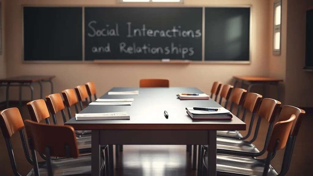 Dream symbol: school table: symbolism: Social Interactions and Relationships