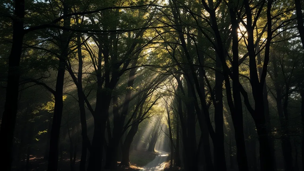 Dream symbol: shades of trees: scenarios: Dream about Getting Lost in Tree Shade