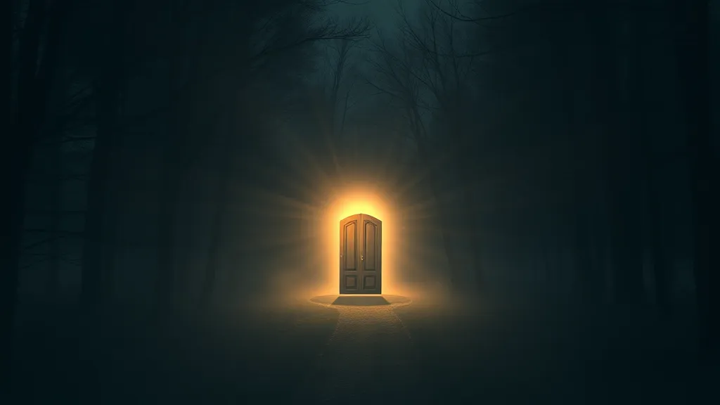 Dream symbol: shining light: scenarios: Dream of a Shining Light Leading to a Door