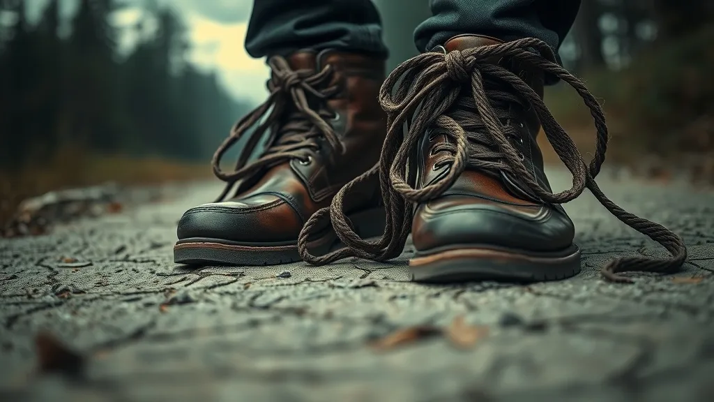 Dream symbol: shoes lace: scenarios: Dream about Shoelaces Getting Stuck