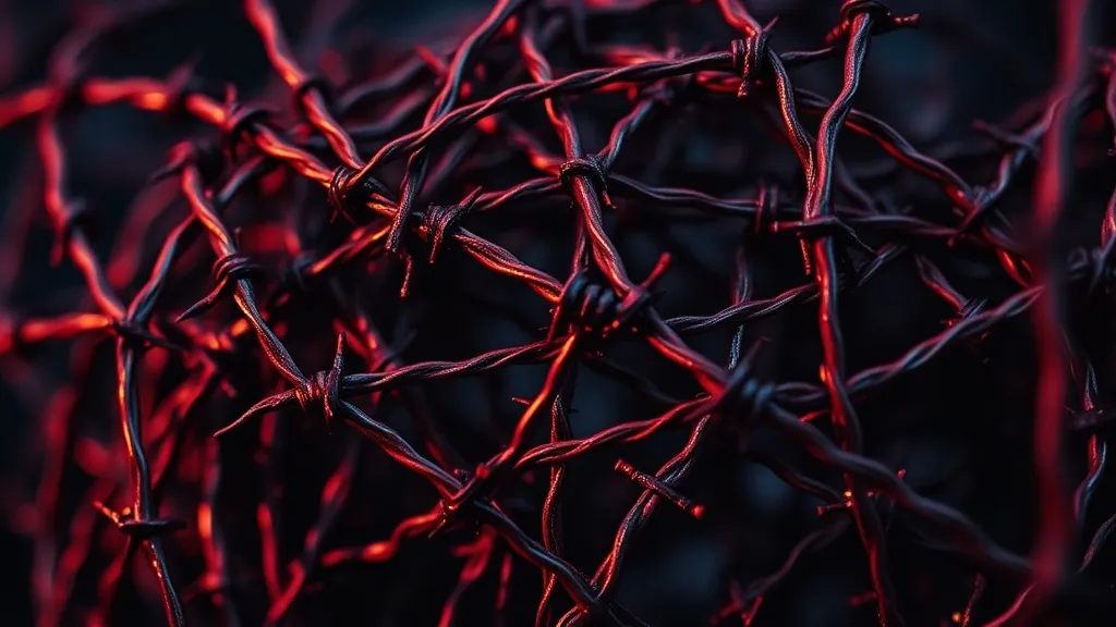 Dream symbol: wires with spikes: scenarios: Dream About  Spiked Wires and Blood