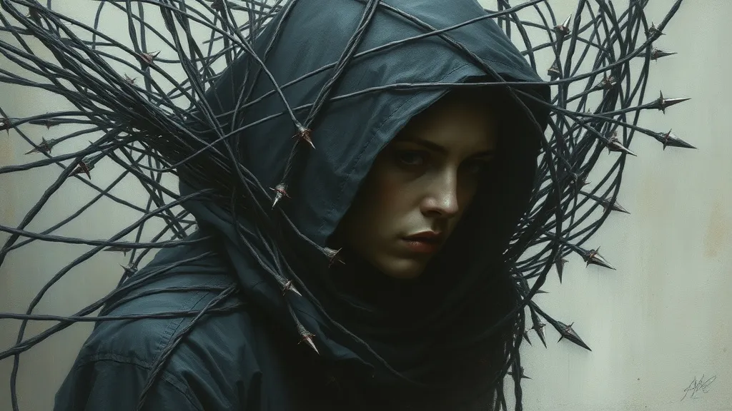 Dream symbol: wires with spikes: symbolism: The Burden of Responsibility and Pressure