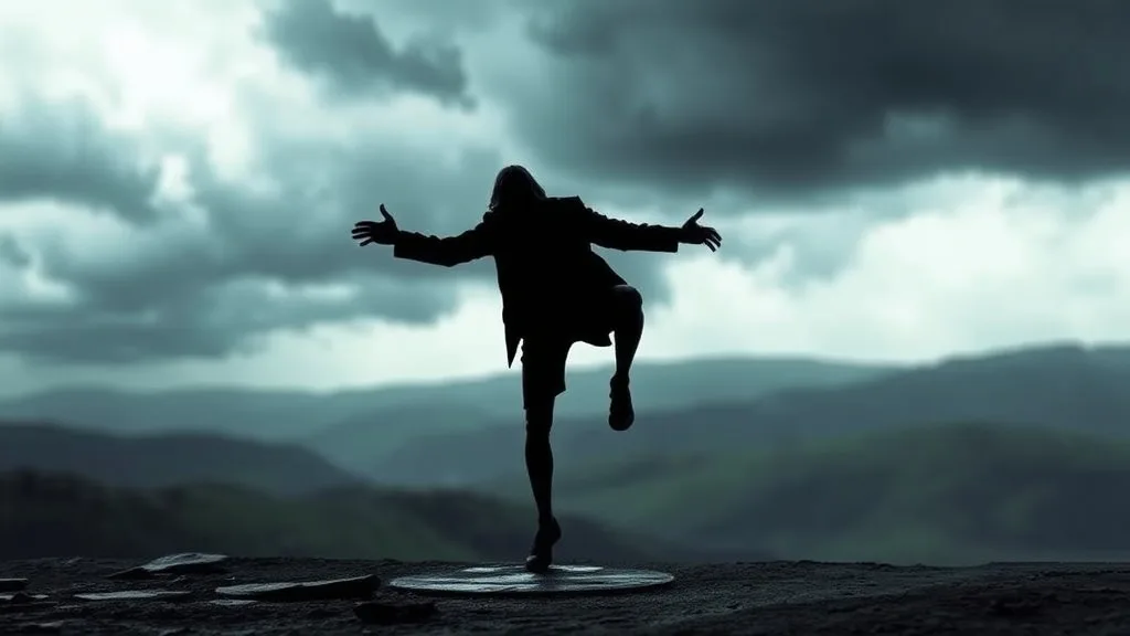 Dream symbol: standing on two legs: scenarios: Dream of Standing on Two Legs with Difficulty