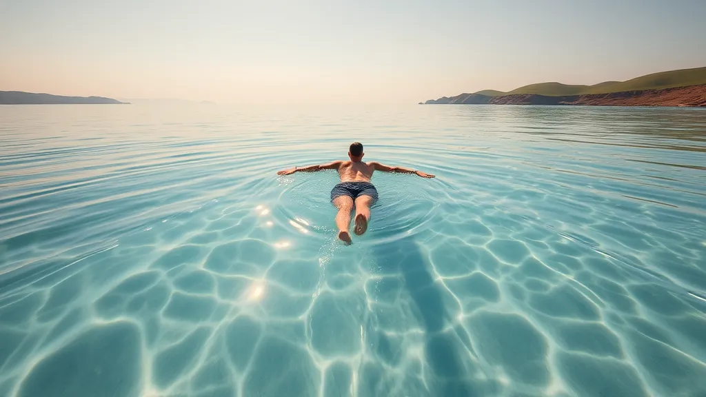 Dream symbol: swimming away: scenarios: Dream of Swimming Away through Clear Water