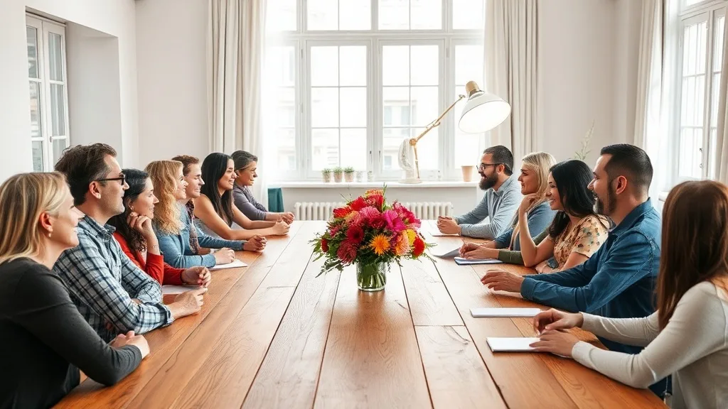 Dream symbol: table with known people: symbolism: Communication and Sharing