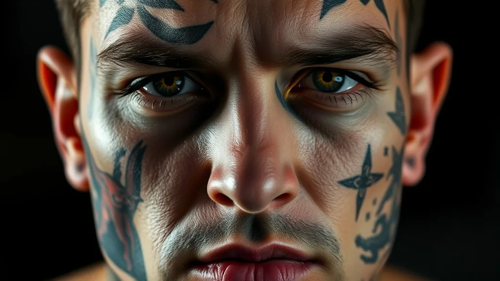 Dream symbol: tattooed face: scenarios: Dream of a Tattooed Face with Multiple Tattoos