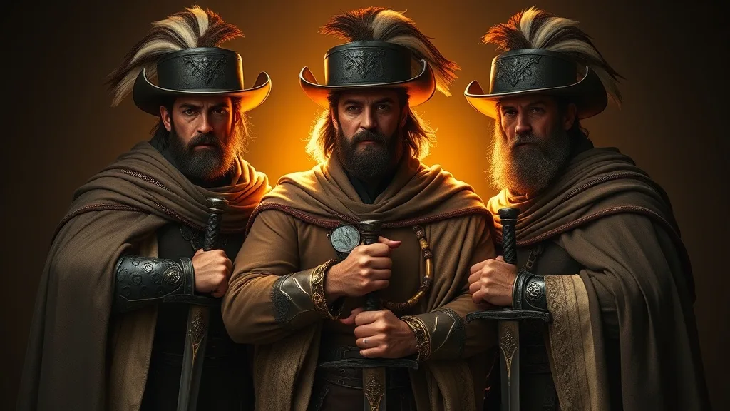 Dream symbol: three men: symbolism: The Three Musketeers
