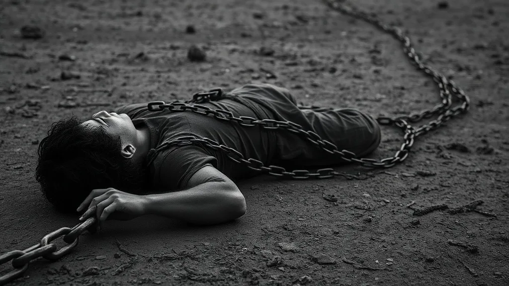 Dream symbol: tied down: scenarios: Dream of Being Tied Down by Chains