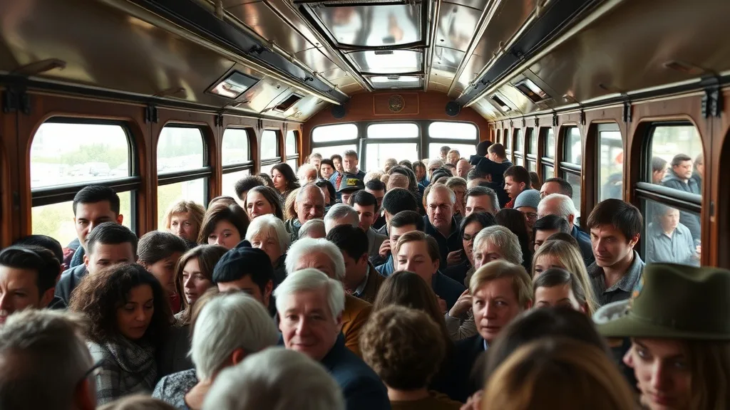 Dream symbol: tram: scenarios: Dream of a Crowded Tram