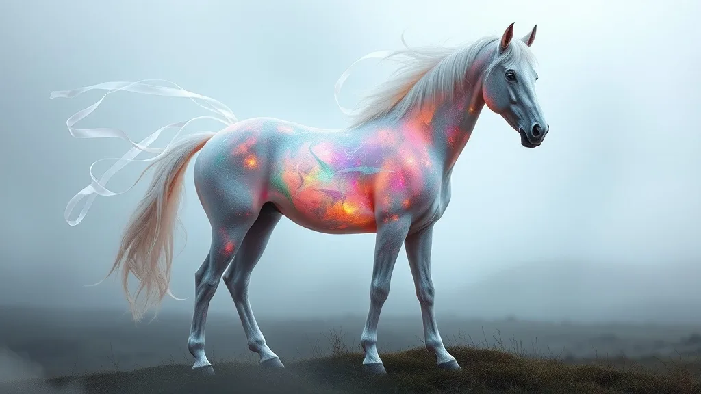 Dream symbol: transparent horse: symbolism: Inner Energy and Emotions