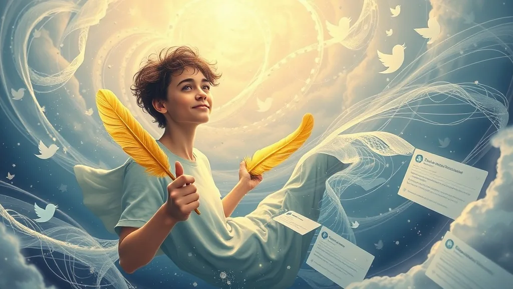 Dream symbol: twitter: scenarios: Dream of Tweeting from the Past or Future
