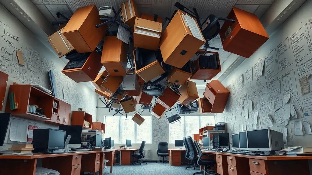 Dream symbol: upside office: scenarios: Dream about Office Upside Down