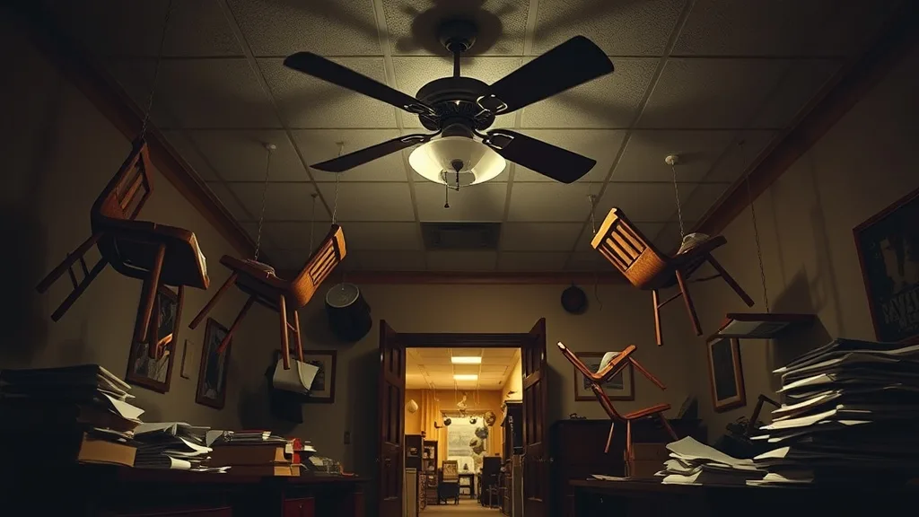 Dream symbol: upside office: symbolism: Disorientation and Confusion