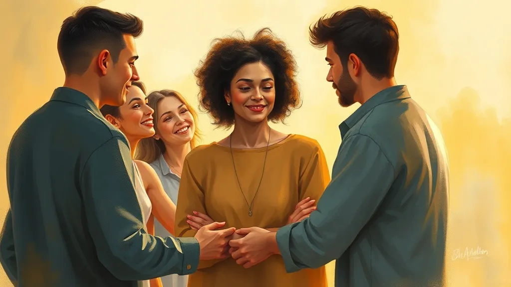 Dream symbol: visitors with friends: symbolism: Emotional Support Networks