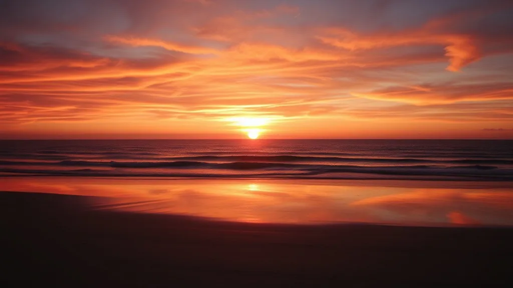 Dream symbol: water and beach: scenarios: Dreaming of Watching a Sunset on the Beach