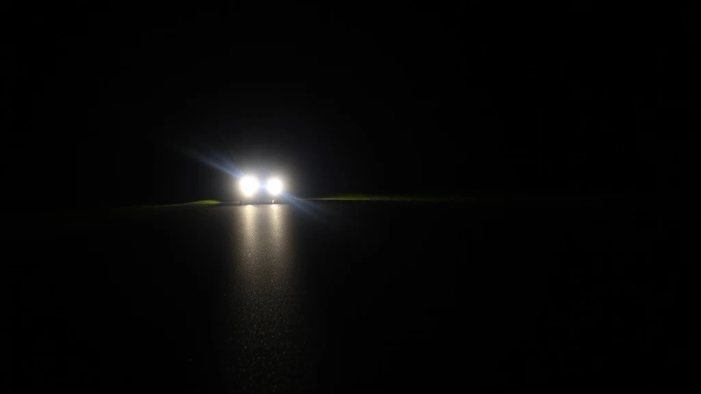 Dream symbol: car headlights: scenarios: Dream of Car Headlights on Empty Road
