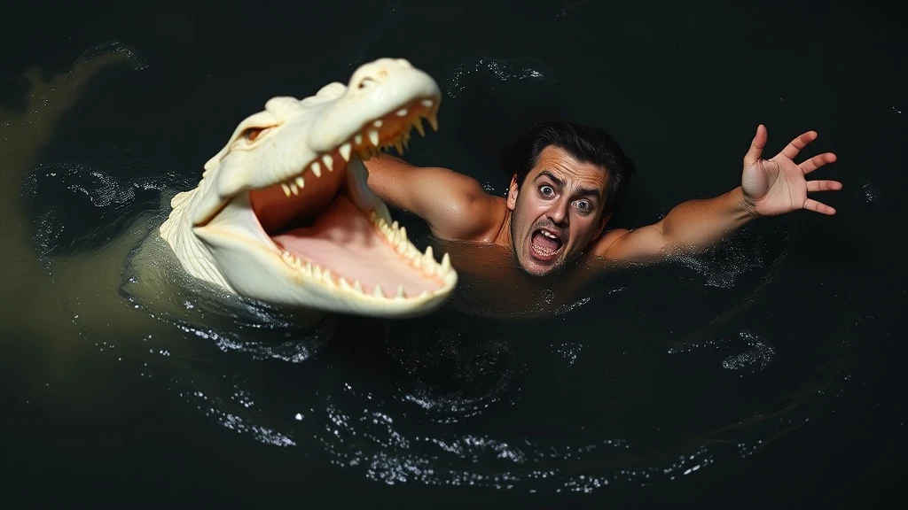 Dream symbol: white alligator: scenarios: Dream of a White Alligator Attacking You