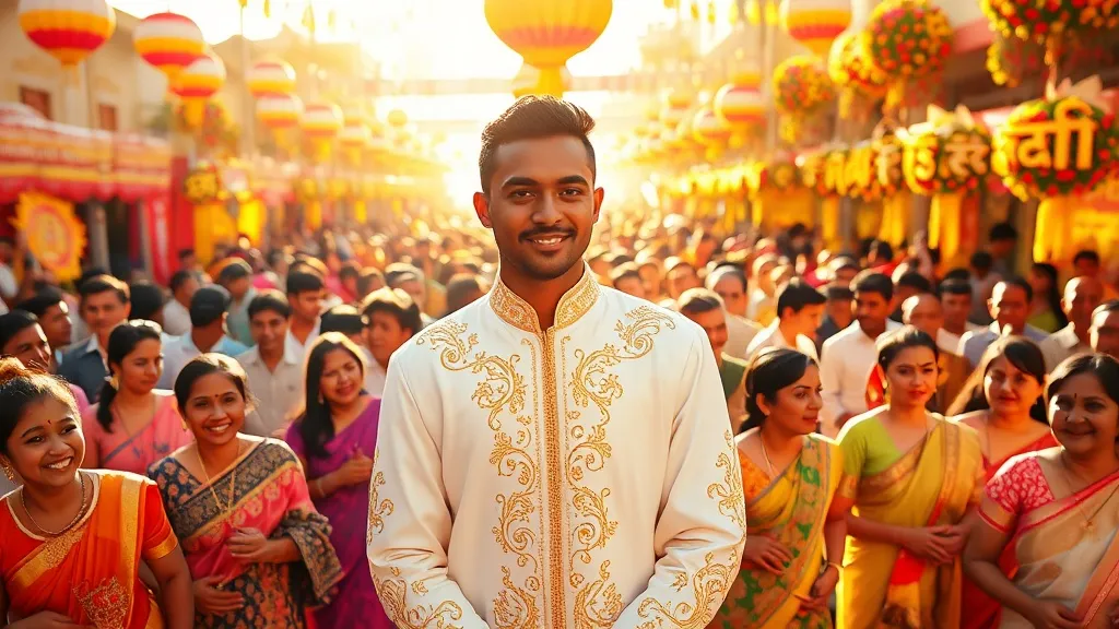 Dream symbol: white and gold attire: scenarios: Dream About White and Gold Attire During a Festival