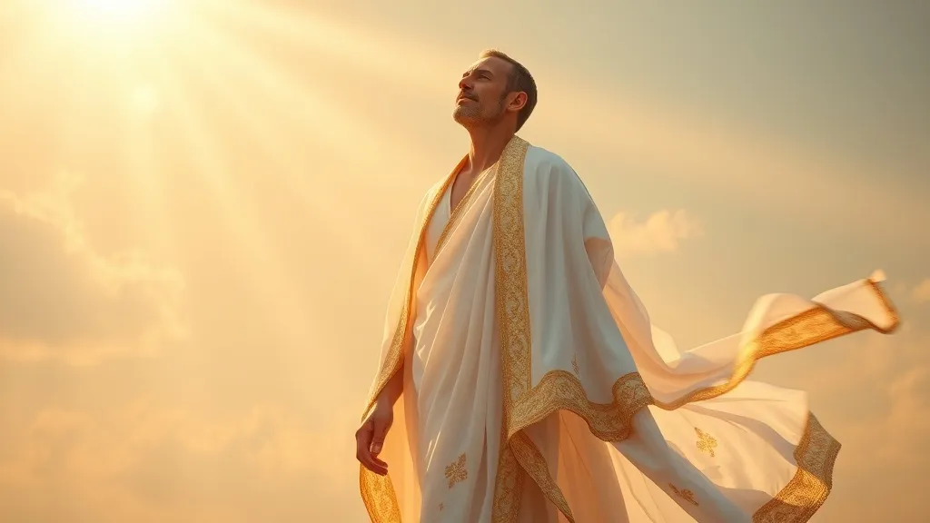 Dream symbol: white and gold attire: symbolism: Emblem of Divine Connection and Higher Wisdom