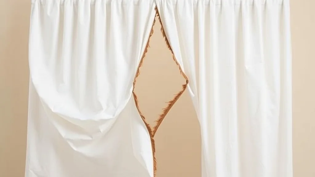 Dream symbol: white curtain: scenarios: Dream of White Curtain Being Torn or Ripped