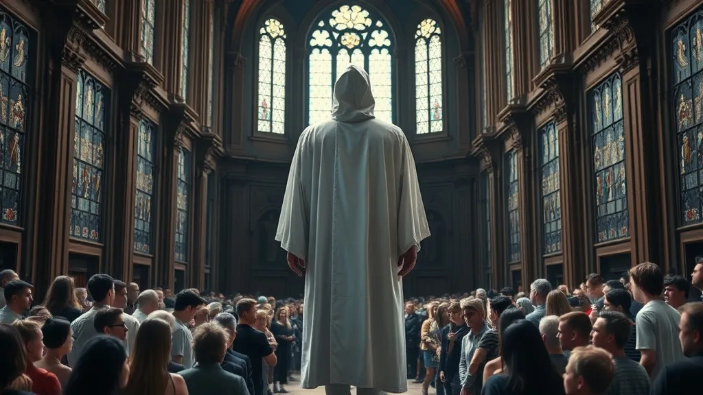 Dream symbol: white robe: symbolism: Authority and Judgment