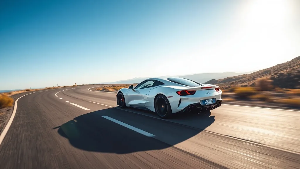 Dream Symbol: White Sports Car