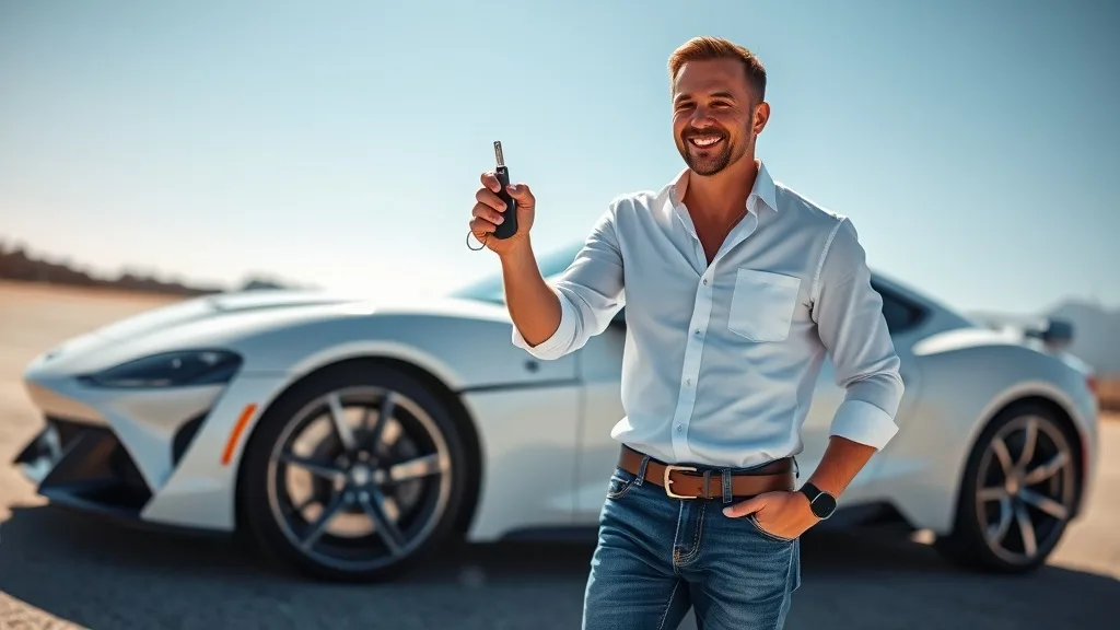 Dream symbol: white sports car: scenarios: Dream about Winning a White Sports Car