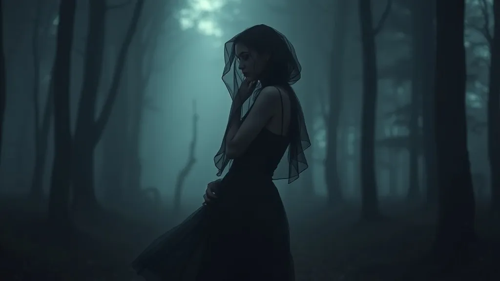 Dream symbol: women in black: scenarios: Dream about a Mysterious Woman in Black