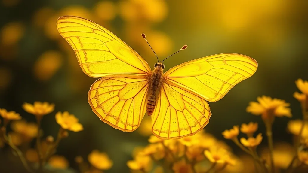 Dream symbol: yellow butterfly: symbolism: Abundance and Prosperity