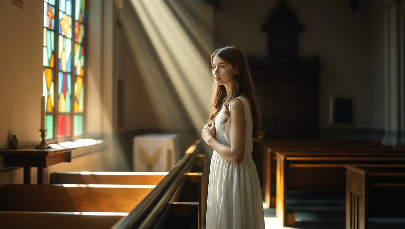Dream symbol: young lady from church: symbolism: Indicator of Personal Faith and Devotion Dream symbol: young lady from church: symbolism: Indicator of Personal Faith and Devotion