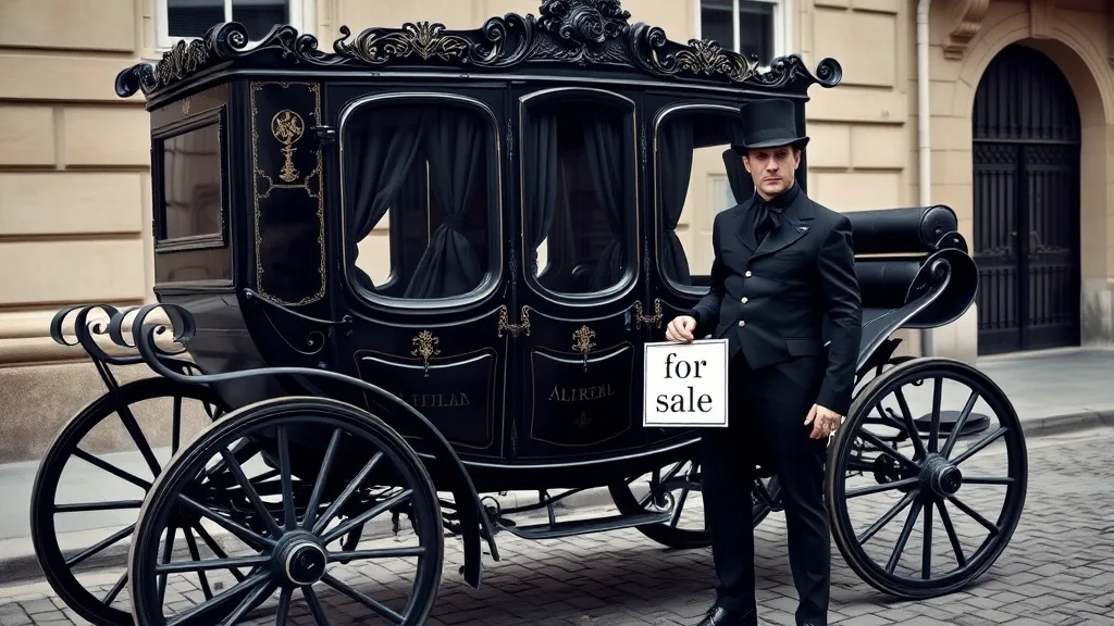 Dream symbol: black victorian carriage: scenarios: Dream of Selling a Black Victorian Carriage