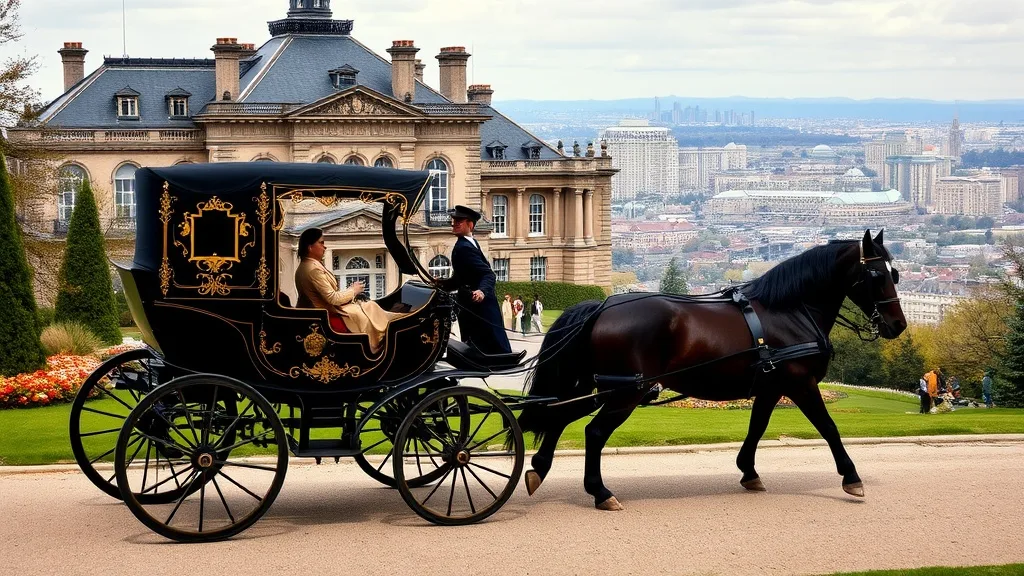 Dream symbol: black victorian carriage: symbolism: Luxury and Status