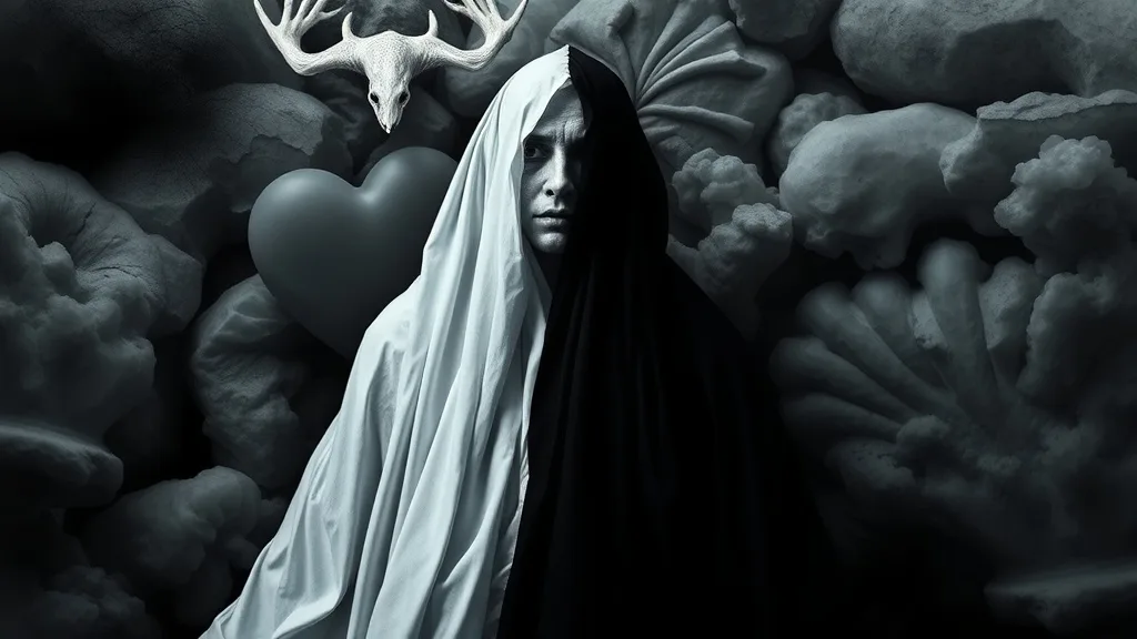 Dream symbol: black and white attire: scenarios: Dream of Black and White Clothing on a Dead Person