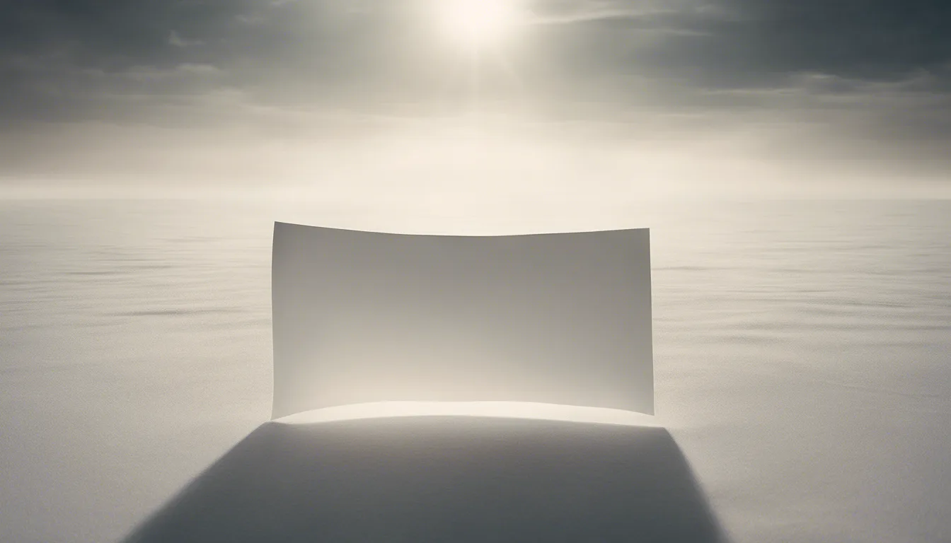 Dream symbol: blank paper: intro